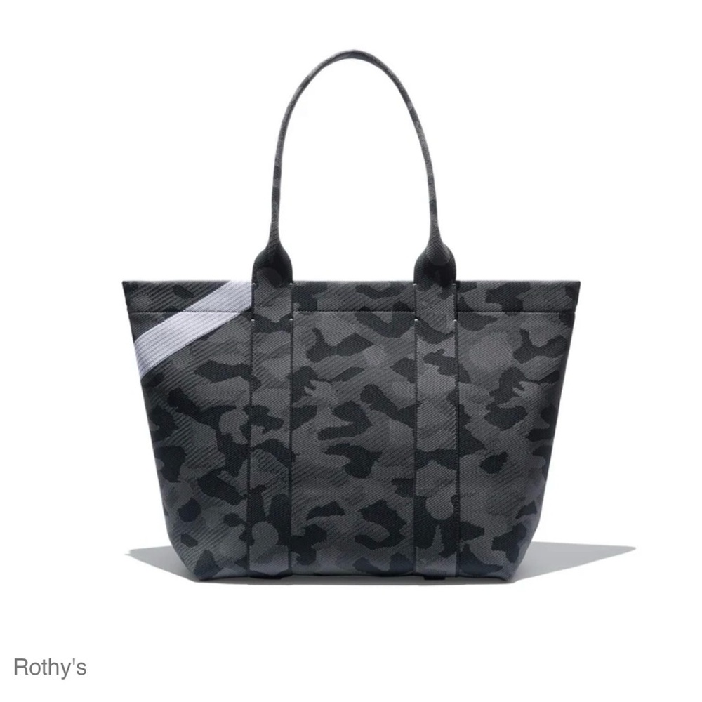 Rothy's Gray/Blue Camouflage Tote & Wristlet Purse